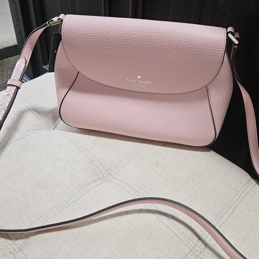 Kate Spade Pink Leather Crossbody Bag